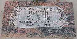 Vera <I>Behunin</I> Hansen 
