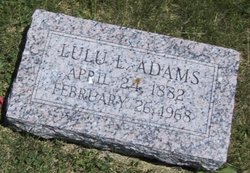 Lulu L <I>Ellis</I> Adams 