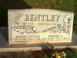 Maxine <I>Stevens</I> Bentley 