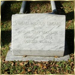 Videau Marion <I>Legare</I> Beckwith 