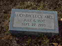 Lucinda “Lucy” Abel 