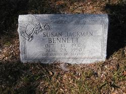 Susan <I>Jackman</I> Bennett 