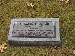 Thomas F Adair 