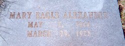 Mary <I>Eagle</I> Alexander 