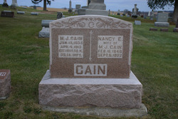 Nancy Elizabeth <I>Morey</I> Cain 