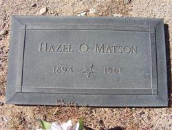 Hazel O. <I>Wood</I> Matson 