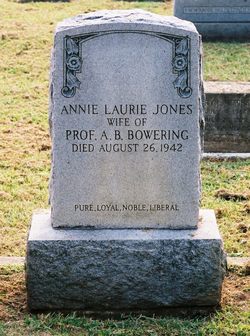 Annie Laurie <I>Jones</I> Bowering 