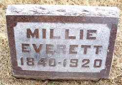 Permelia “Millie” <I>Axtell</I> Everett 