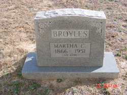 Martha Catherine <I>Gray</I> Broyles 