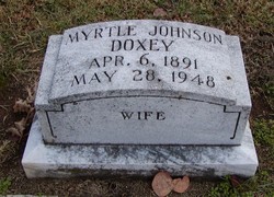 Myrtle <I>Johnson</I> Doxey 