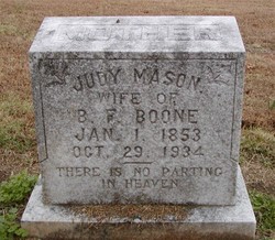 Judy <I>Mason</I> Boone 