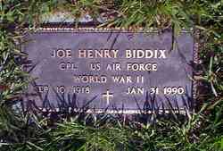 Joe Henry Biddix 