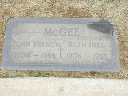 Ruth Inez <I>Jordan</I> McGee 