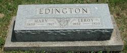 Leroy W Edington 