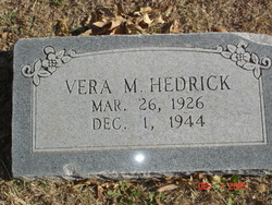 Vera Murl Hedrick 