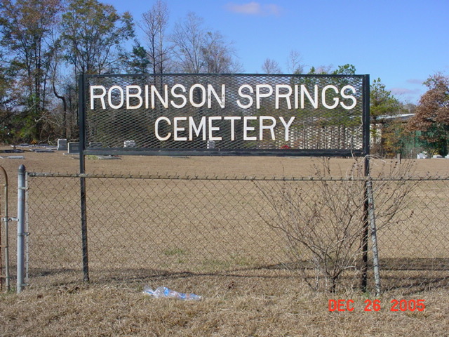 Robinson Springs Cemetery