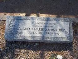 Sarah Marie <I>McMullen</I> Abernathey 