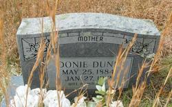 Nancy Caldonie “Donie” <I>Howard</I> Dunn 