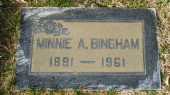 Minnie Alice <I>Townsend</I> Bingham 