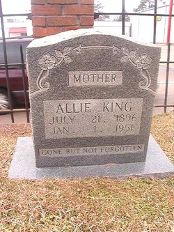 Allie <I>Miller</I> King 