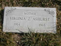 Virginia Z Ashurst 