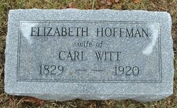 Elizabeth <I>Hoffman</I> Witt 