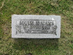Louise <I>Hanselmann</I> Adams 