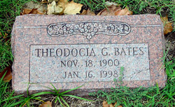 Theodocia <I>Griffin</I> Bates 