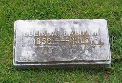 Julia Ann <I>Graber</I> Baldwin 