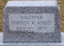 Dorothy Wilhelmenia Ashley 