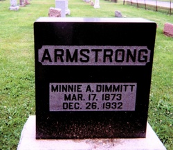 Minnie Augusta <I>Dimmitt</I> Armstrong 