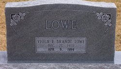 Viola E. <I>Brandt</I> Brookstra Lowe 