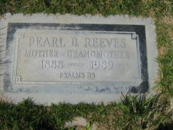 Pearl Bell <I>Oakes</I> Reeves 