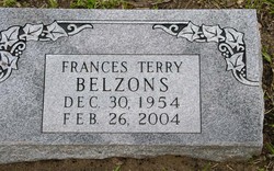 Frances Elizabeth <I>Terry</I> Belzons 