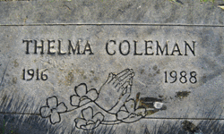 Thelma <I>Upton</I> Coleman 