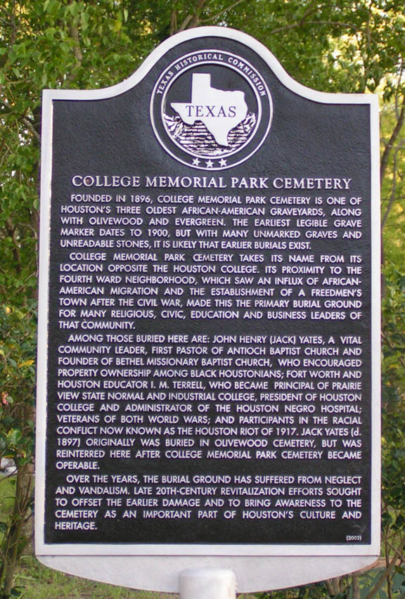 College Memorial Park Cemetery