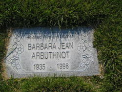 Barbara Jean <I>Silvernail</I> Arbuthnot 