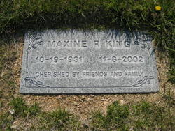 Maxine Rhoda <I>Moore</I> King 