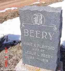 Annie Agnes <I>Playford</I> Beery 