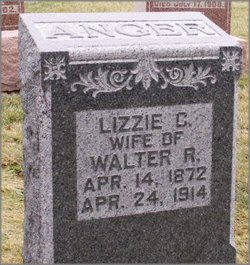 Elizabeth Catherine “Lizzie” <I>Troxel</I> Anger 