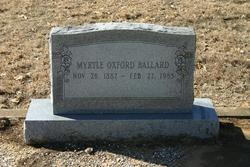 Myrtle E. <I>White</I> Ballard 