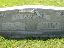 Essie <I>Brister</I> Alexander 