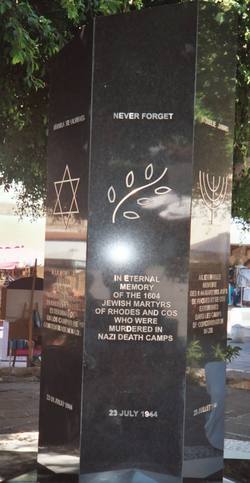 Rhodes and Cos Holocaust Memorial 