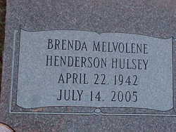 Brenda Melvolene <I>Henderson</I> Hulsey 