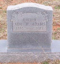 Ada M. <I>Tucker</I> Adams 