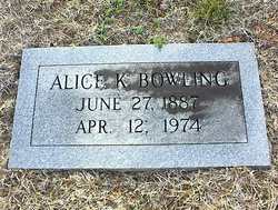 Alice Oliver <I>King</I> Bowling 