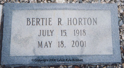 Bertie Lee <I>Rich</I> Horton 
