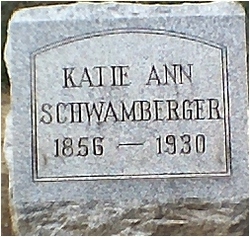 Katherine Ann “Katie” <I>Oster</I> Schwamberger 