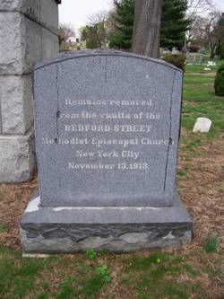 Bedford Street Methodist Episcopal Church Cemetery Memorial 