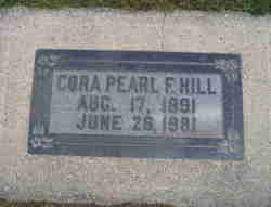 Cora Pearl <I>Flint</I> Hill 